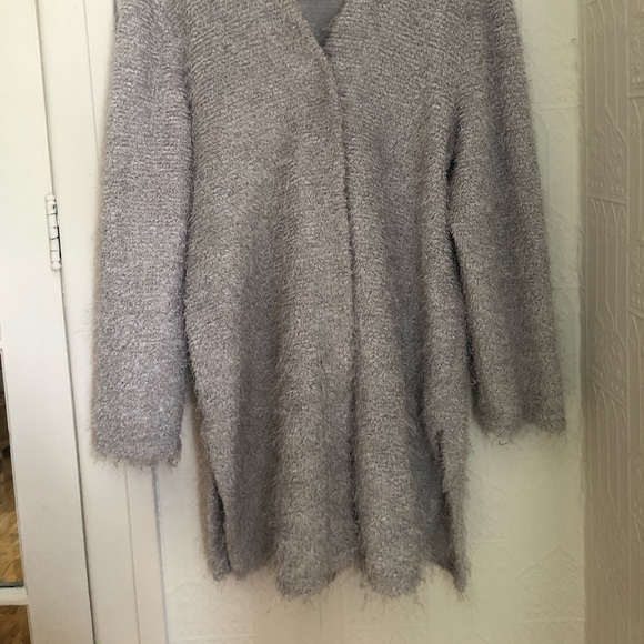 Furry grey true vintage sweater - Picture 4 of 4
